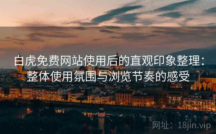白虎免费网站使用后的直观印象整理：整体使用氛围与浏览节奏的感受