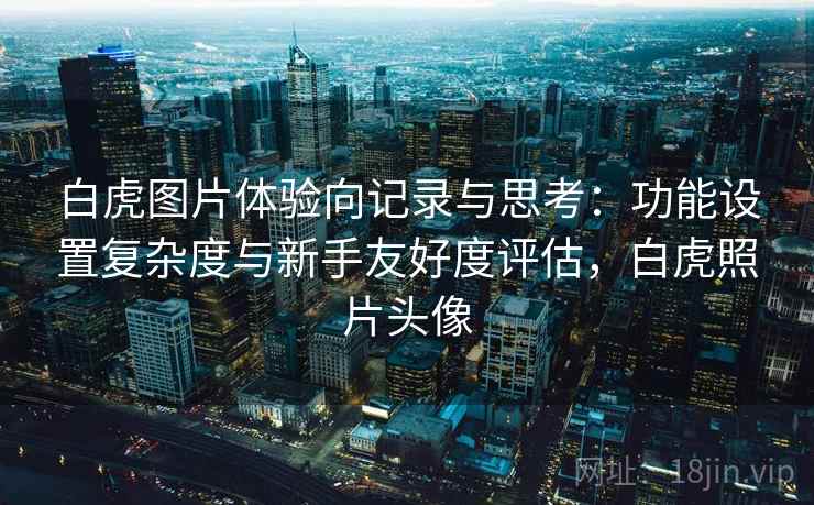 白虎图片体验向记录与思考:功能设置复杂度与新手友好度评估,白虎照片头像