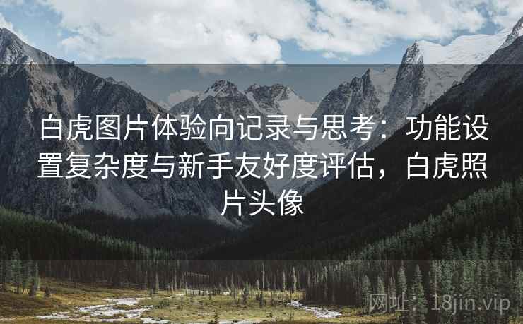 白虎图片体验向记录与思考:功能设置复杂度与新手友好度评估,白虎照片头像