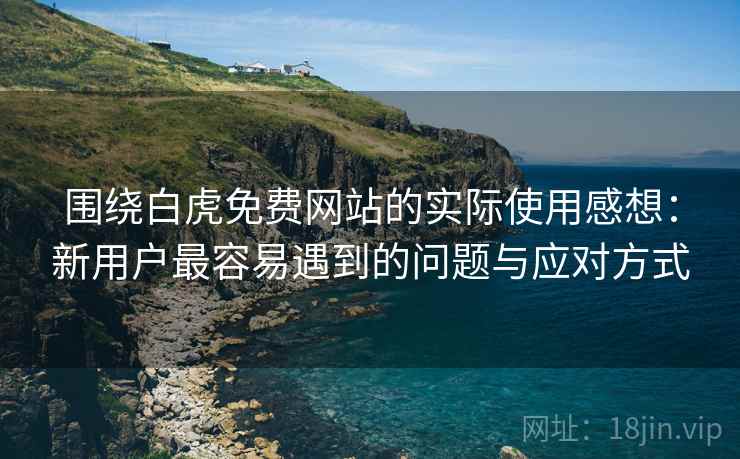 围绕白虎免费网站的实际使用感想:新用户最容易遇到的问题与应对方式