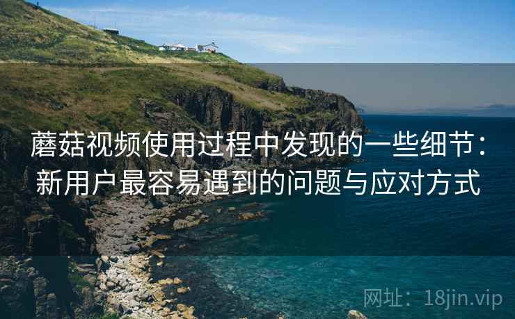 蘑菇视频使用过程中发现的一些细节:新用户最容易遇到的问题与应对方式