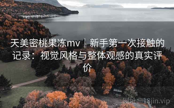天美密桃果冻mv|新手第一次接触的记录:视觉风格与整体观感的真实评价